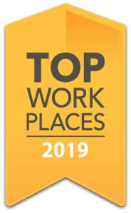 Knoxville News Sentinel - 2019 Top Workplaces Award